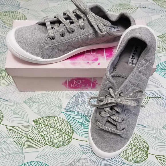 Not Rated Shoes - NIB Not Rated Oriana heather grey soft sneaker, 10